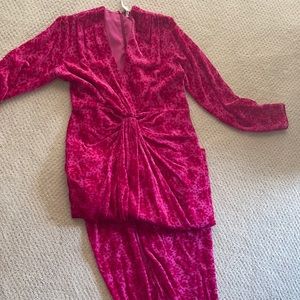 Pink dress - worn once- perfect condition